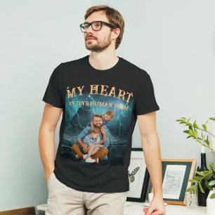 Custom Face Portrait Photo Vintage Style T-Shirt