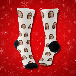 Custom Face Socks Personalised Photo