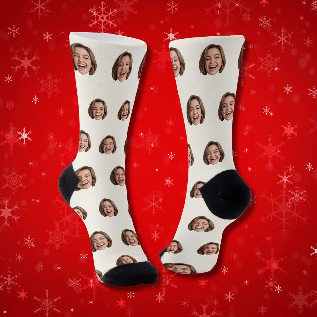 Custom Face Socks Personalised Photo (Creator Uploaded)