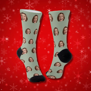 Custom Face Socks Personalised Photo