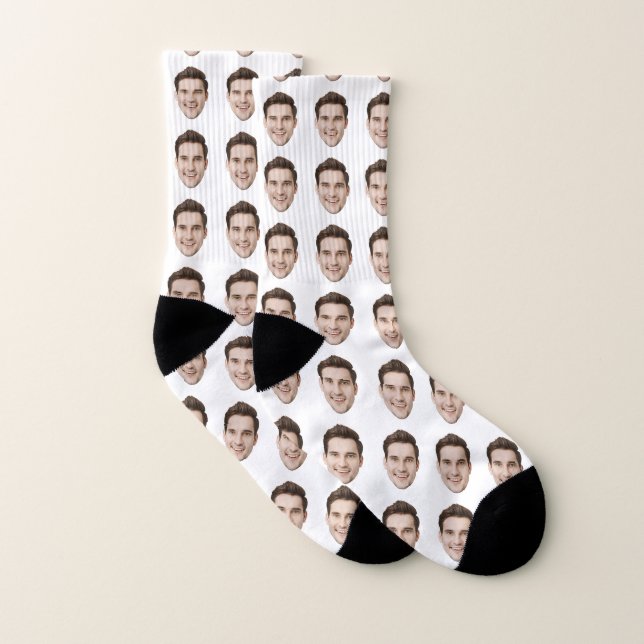 Custom Face Socks Personalised Photo Socks (Pair)