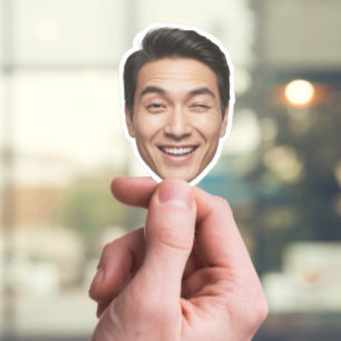 Custom Face Sticker – Personalized Realistic Head