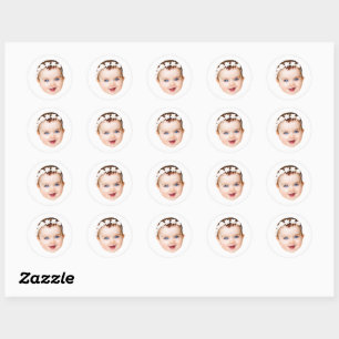 Custom Face Stickers Personalised Face Photo