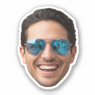 Custom Face Stickers, Personalised Face, Photo 