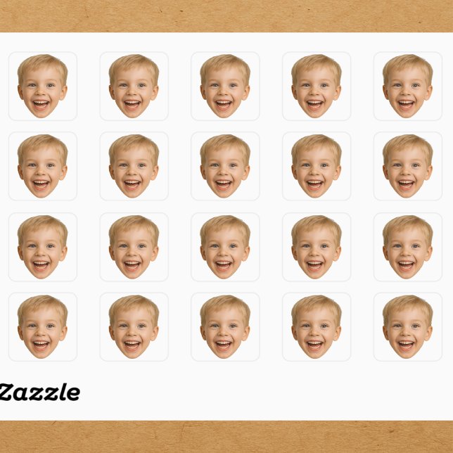 Custom Face Stickers Personalised Face Photo (Creator Uploaded)