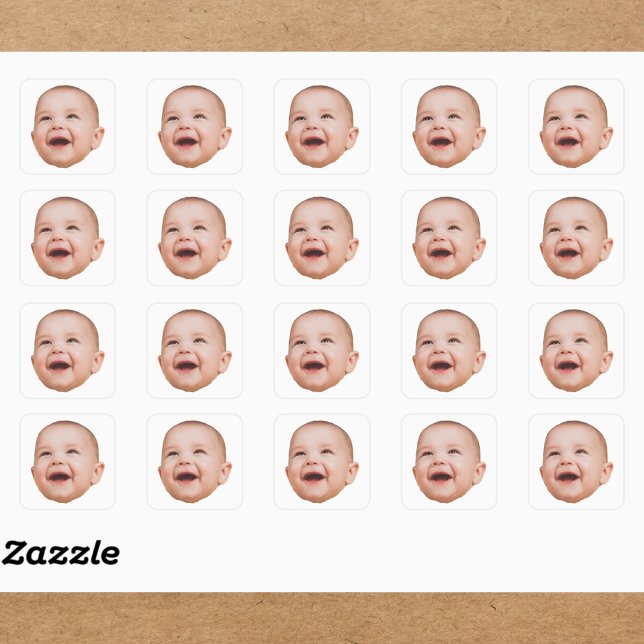 Custom Face Stickers Personalised Face Photo (Creator Uploaded)
