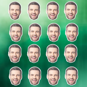 Custom Face Stickers, Personalised Face Photo