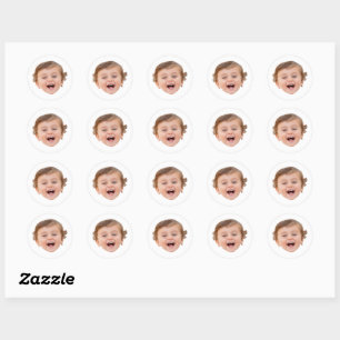 Custom Face Stickers Personalised Face Photo
