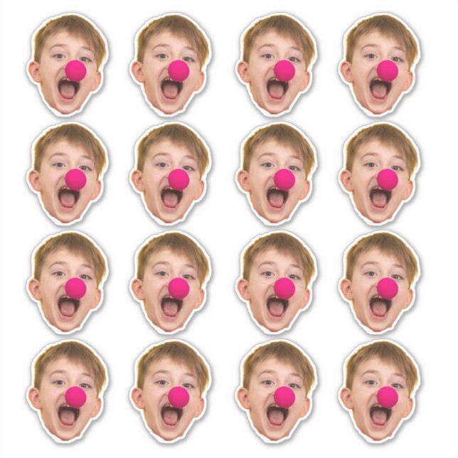 Custom Face Stickers | Personalised Photo Face (Front)