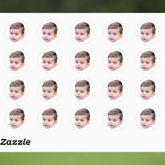 Custom Face Stickers Personalised Picture Photo