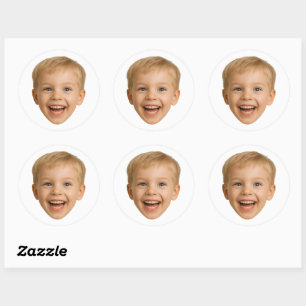 Custom Face Stickers Personalized Face Photo