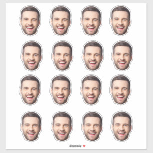 Custom Face Stickers Personalized Photo Face
