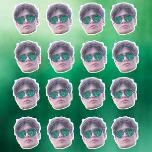 Custom Face Stickers, Personalized Stickers, Face