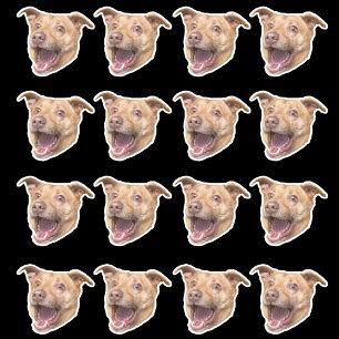 Custom Face Stickers, Photo Stickers, Stickers Dog