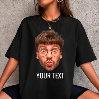 Custom Face Tshirt | Personalised Photo & Text Tee