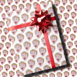 Custom Face Wrapping Paper | Custom Birthday Gifts<br><div class="desc">Custom Face Wrapping Paper Wedding Bridal Shower Party Props Graduation, Replace the face with your favourite photo (make sure to crop as much to the face as possible and use an app to remove the background) and personalise this funny Christmas Holiday Wrapping Paper with your kid, husband, or boyfriend on...</div>