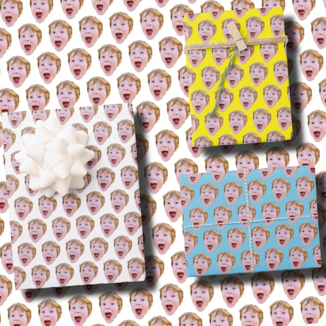 Custom Face Wrapping Paper | Custom Birthday Gifts (Creator Uploaded)