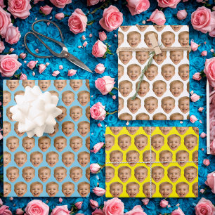Custom Face Wrapping Paper Custom Face Gift Wrap
