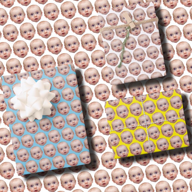 Custom Face Wrapping Paper | Custom Face Gift Wrap (Creator Uploaded)