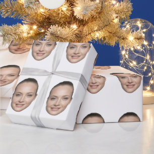 Custom Face Wrapping Paper Personalised Gift 