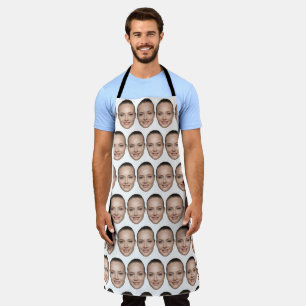 Custom Faces For Men Women Custom Baby Photo Gift Apron