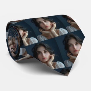 Custom Faces Photo Pattern Personalised Neck Tie