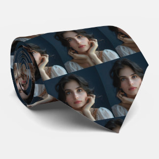 Custom Faces Photo Pattern Personalised Neck Tie