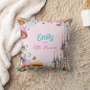 Custom Fairytale Princess Girls Birthday Fairycore Cushion