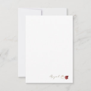 Custom Fall Pumpkin Thank You Card