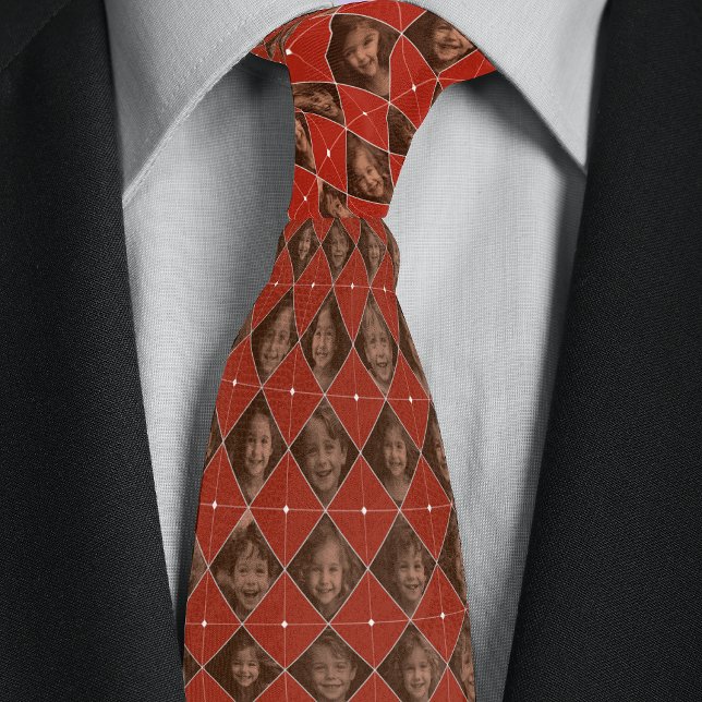 Custom Family 16-Photo Pattern Tie (Creator Uploaded)