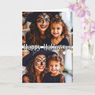 Custom Family 2-photos Template Happy Halloween