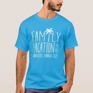 Custom Family Beach Vacation Group Matching T-Shirt