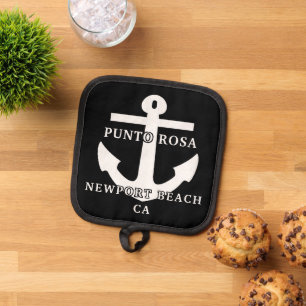 Custom Family Boat Name and Harbour Marina Pot Holder
