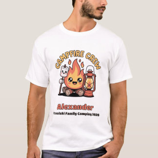 Custom Family Camping Crew Personalised T-Shirt