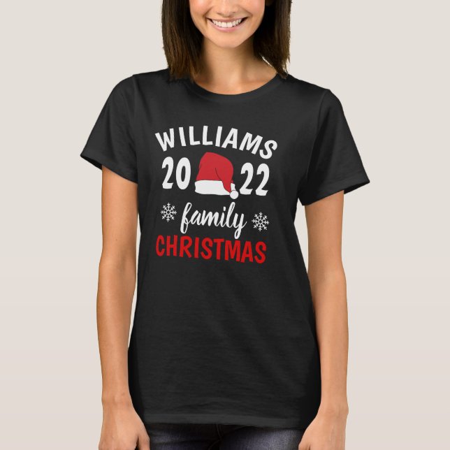 Custom Family Christmas 2022 T-Shirt (Front)