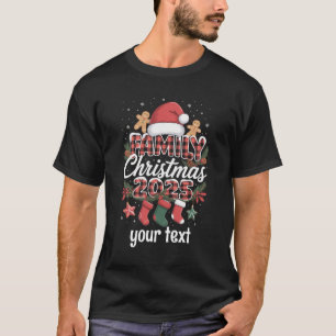 Custom Family Christmas 2025 Personalized Matching T-Shirt