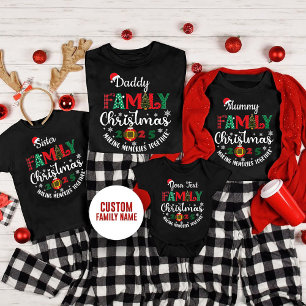Custom Family Christmas 2025 T-Shirt