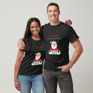 Custom Family Christmas  T-Shirt
