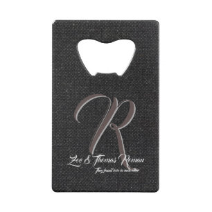 Custom Family Credit card bottle opener
