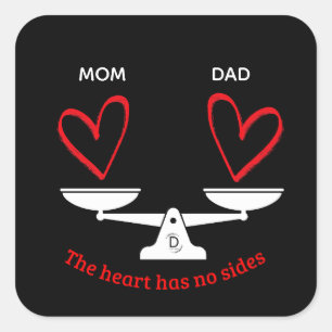 Custom Family Equality Sticker - The Heart Has No 
