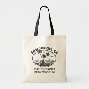 Custom Family Friends Beach Vacation Matching Tote Bag