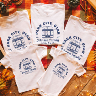 Custom Family Friends Ski Trip Matching Group T-Shirt