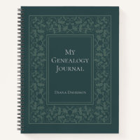 Custom Family Genealogy Ancestry Journal