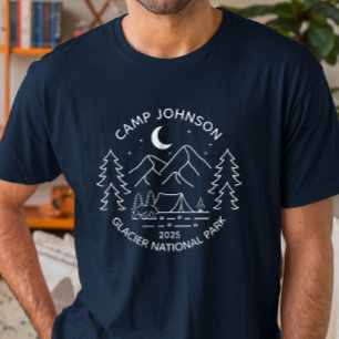 Custom Family Group Matching Camping T-Shirt