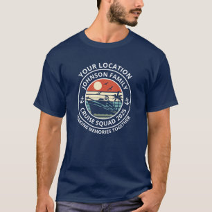 Custom Family Group Matching Cruise Trip T-Shirt