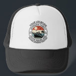 Custom Family Group Matching Cruise Trip  Trucker Hat<br><div class="desc">Sail in style with this Custom Family Group Matching Cruise Trip T-Shirt! Featuring a retro sunset, cruise ship, and palm trees, it's perfect for family vacations, reunions, or group cruises. Personalise it for a memorable keepsake. Ideal for cruise lovers who want fun, coordinated outfits for photos and unforgettable adventures. Stand...</div>