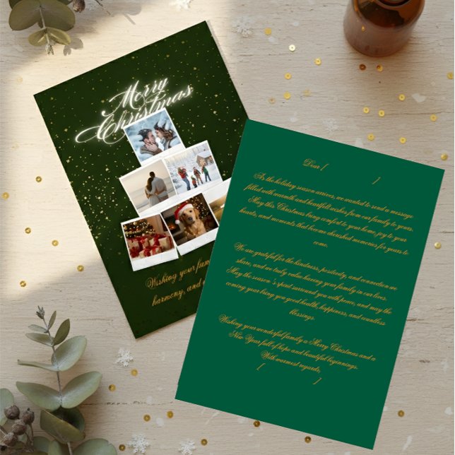 Custom Family Holiday Card – Photos & Message (Creator Uploaded)