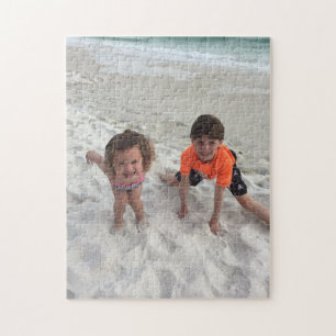 Custom Family Kids Photo Jigsaw Puzzle