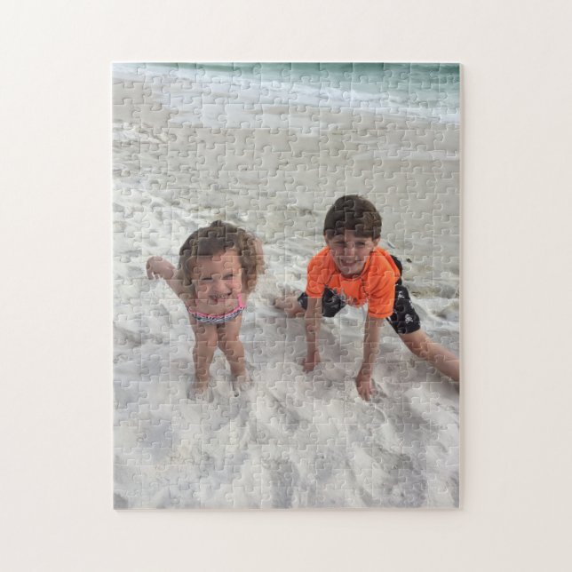Custom Family Kids Photo Jigsaw Puzzle (Vertical)
