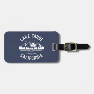 Custom Family Lake Camping Vacation Group Matching Luggage Tag